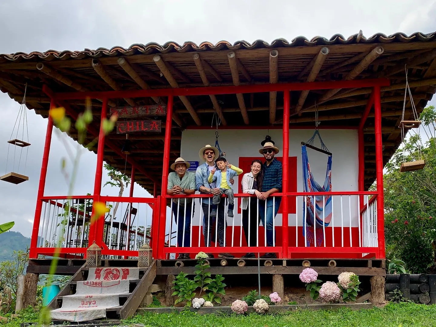 Traditional Colombian coffee farmhouse restored in Manizales Colombia