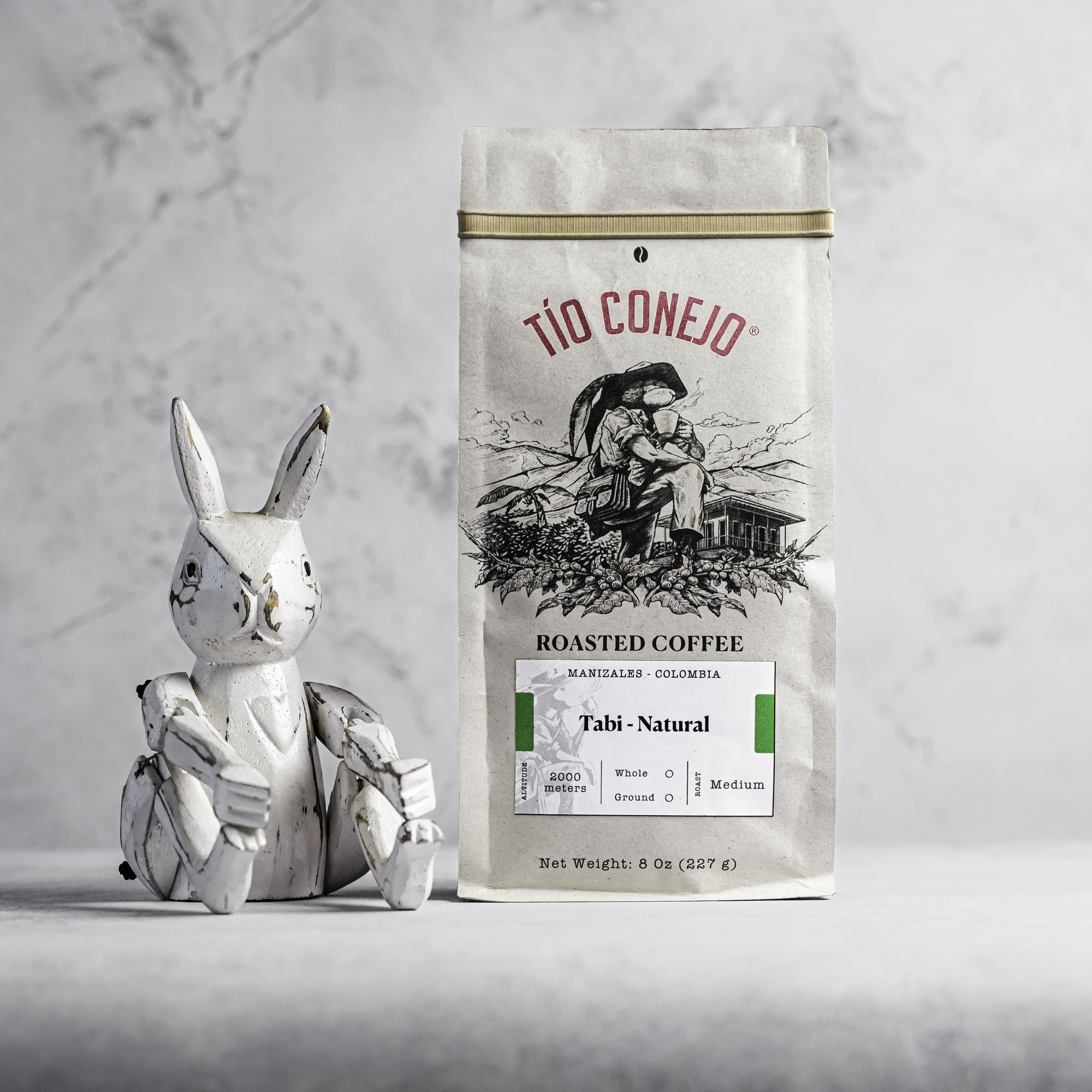Colombia Tabi Natural Coffee 8oz – Café Tío Conejo – Cafe Tio Conejo